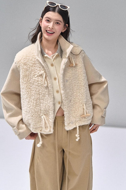 Toggle Button Woolen Coat