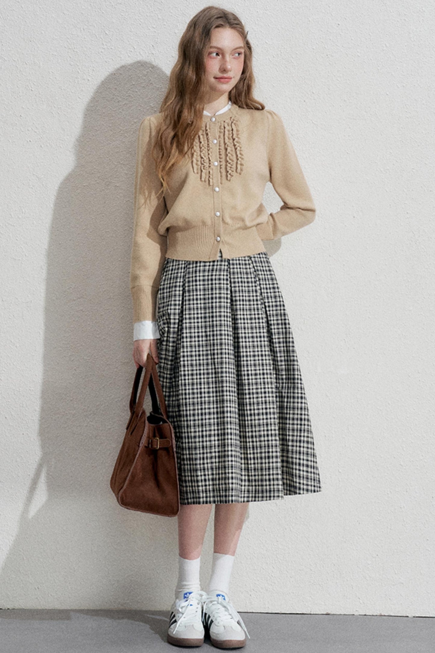 Fake Two Piece Knitted Cardigan