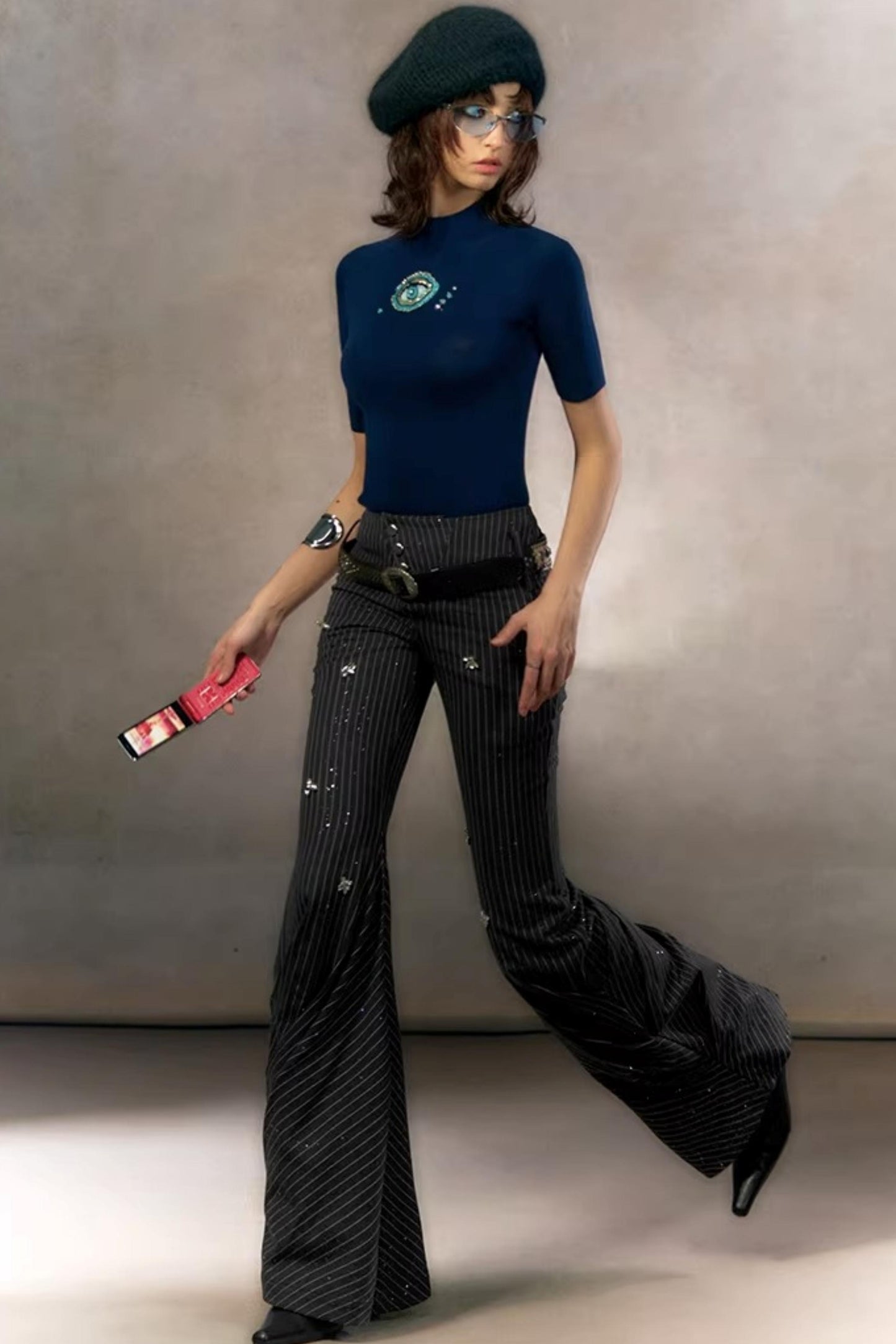 Mysterious Beaded Knit Top