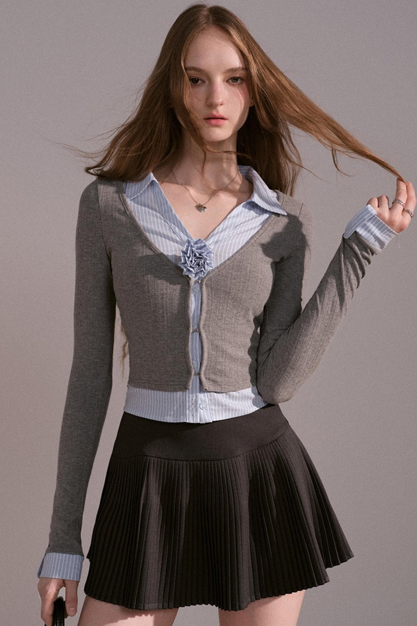 Luxury V-Neck Sweater Top