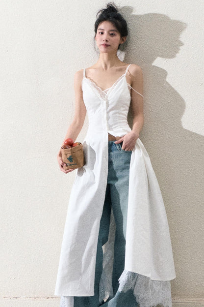Elegant Waist Slip Dress