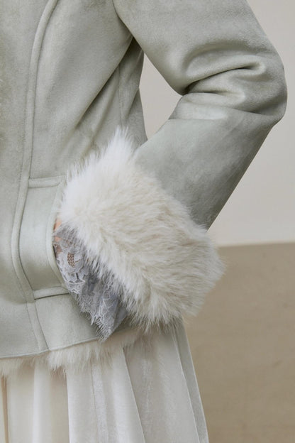 Loose Lapel Thickened Warm Jackets