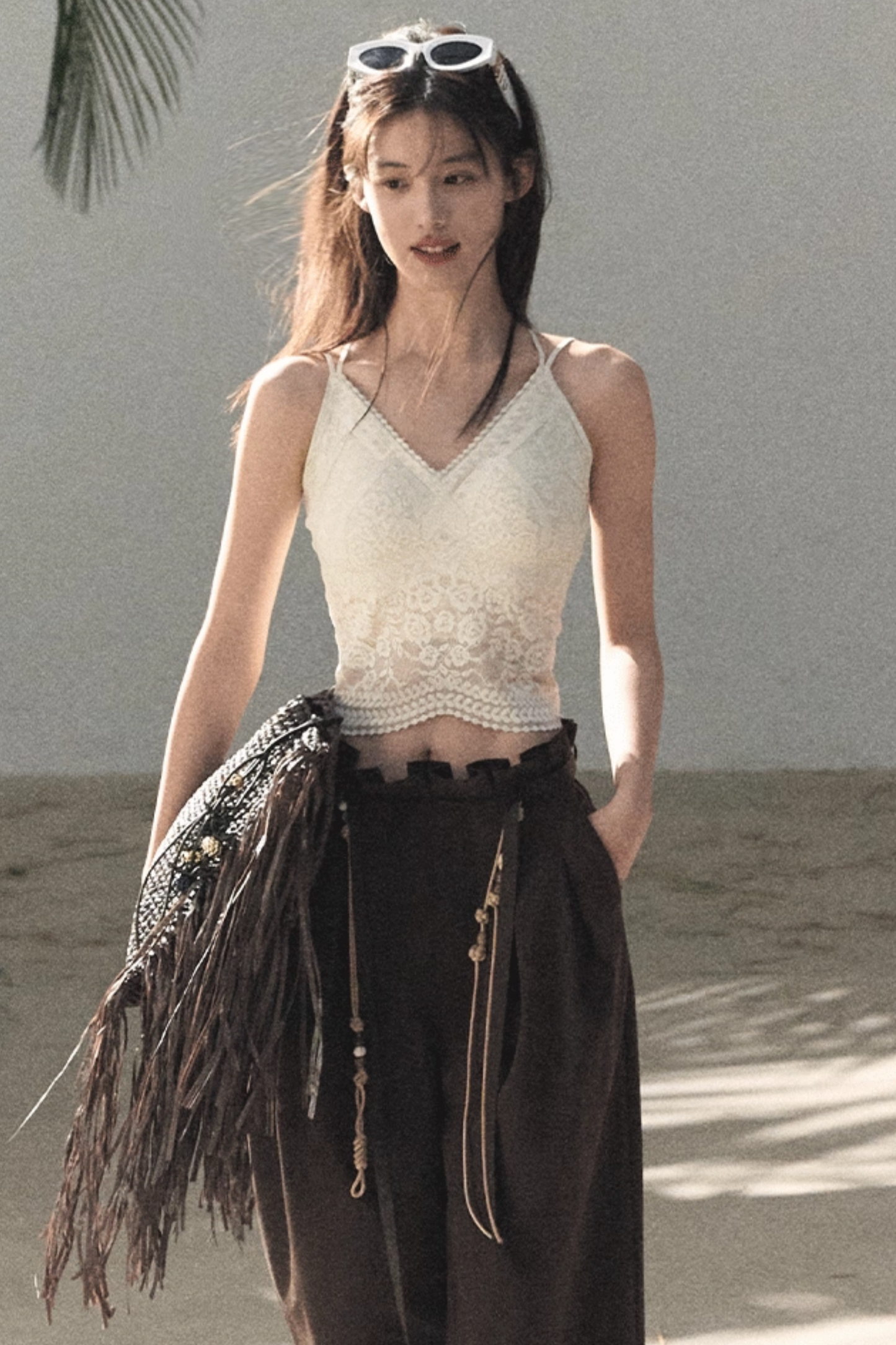 Vine Lace Camisole Vest