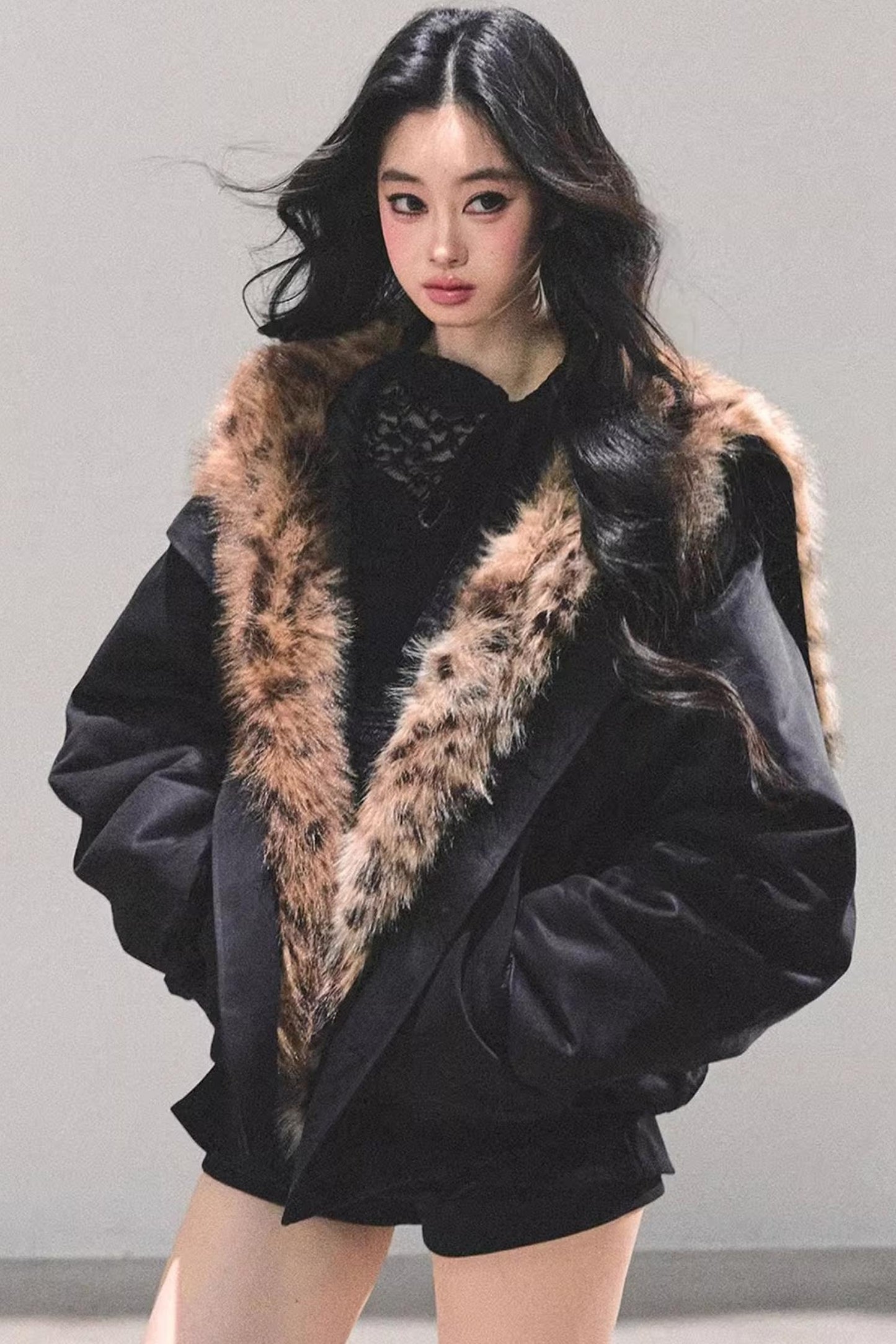 Hepburn-Style Quilted Winter Coat