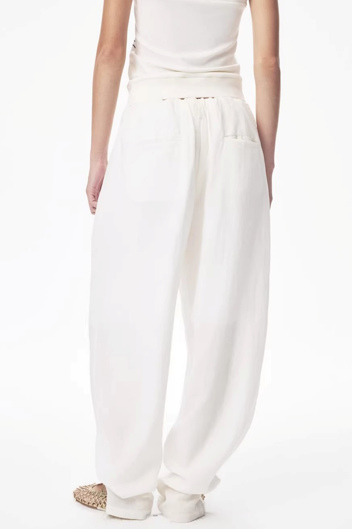 Tencel Ramie Carrot Pants