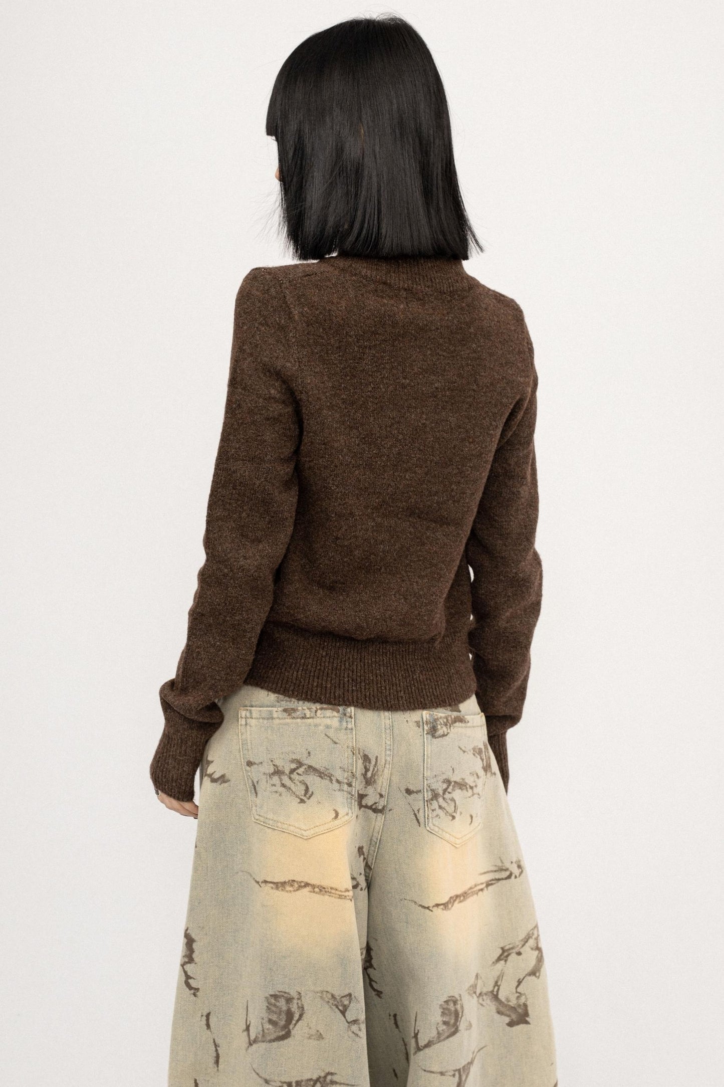 American Senior Knitted Sweater Top