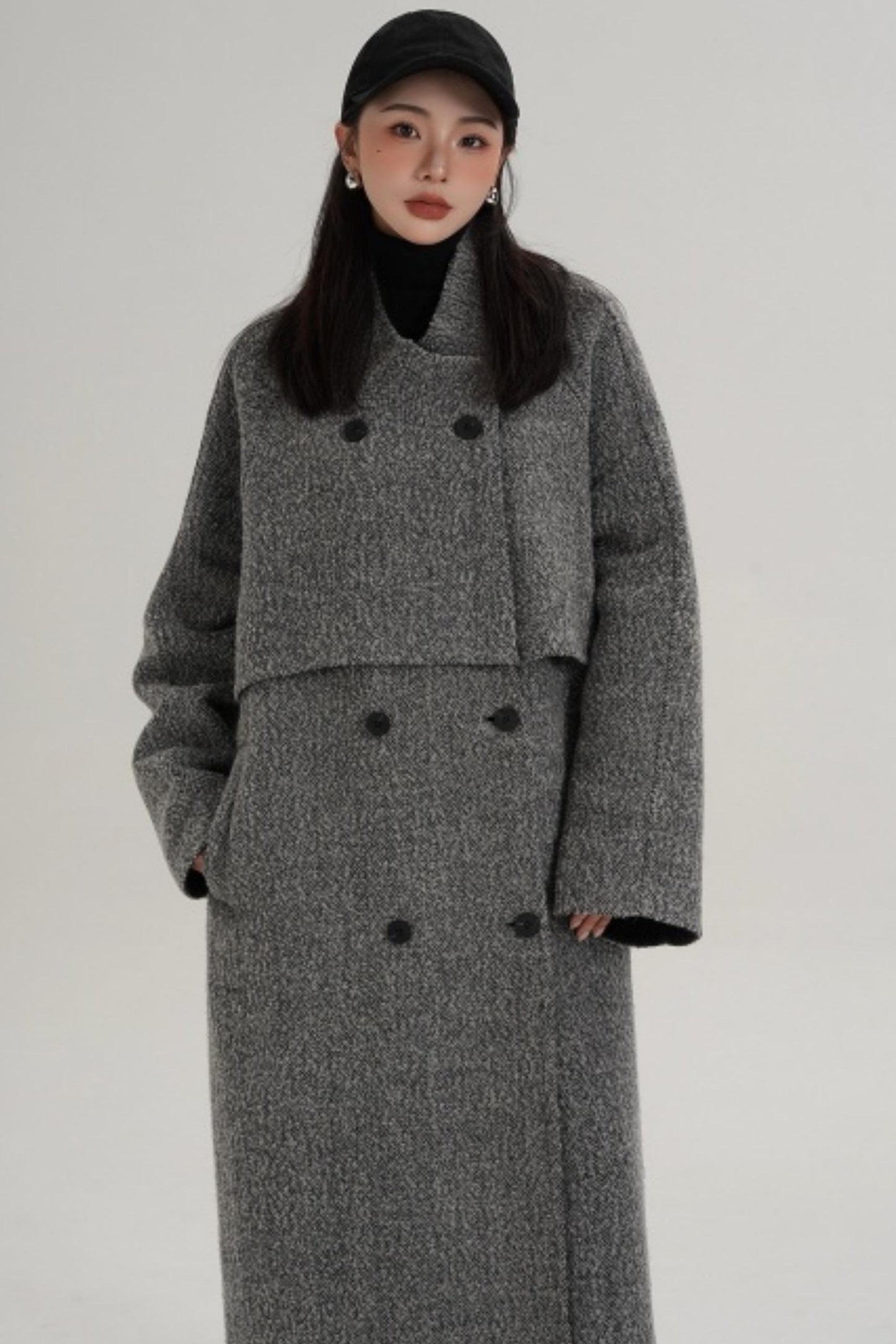Double-Sided Wool Winter Coat