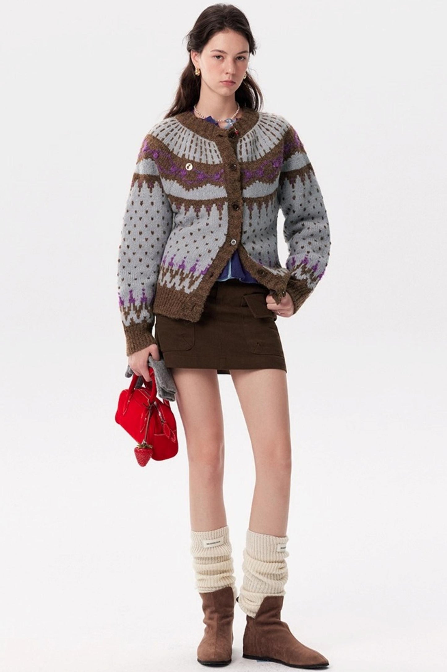 Fair Isle Sweater Jacket
