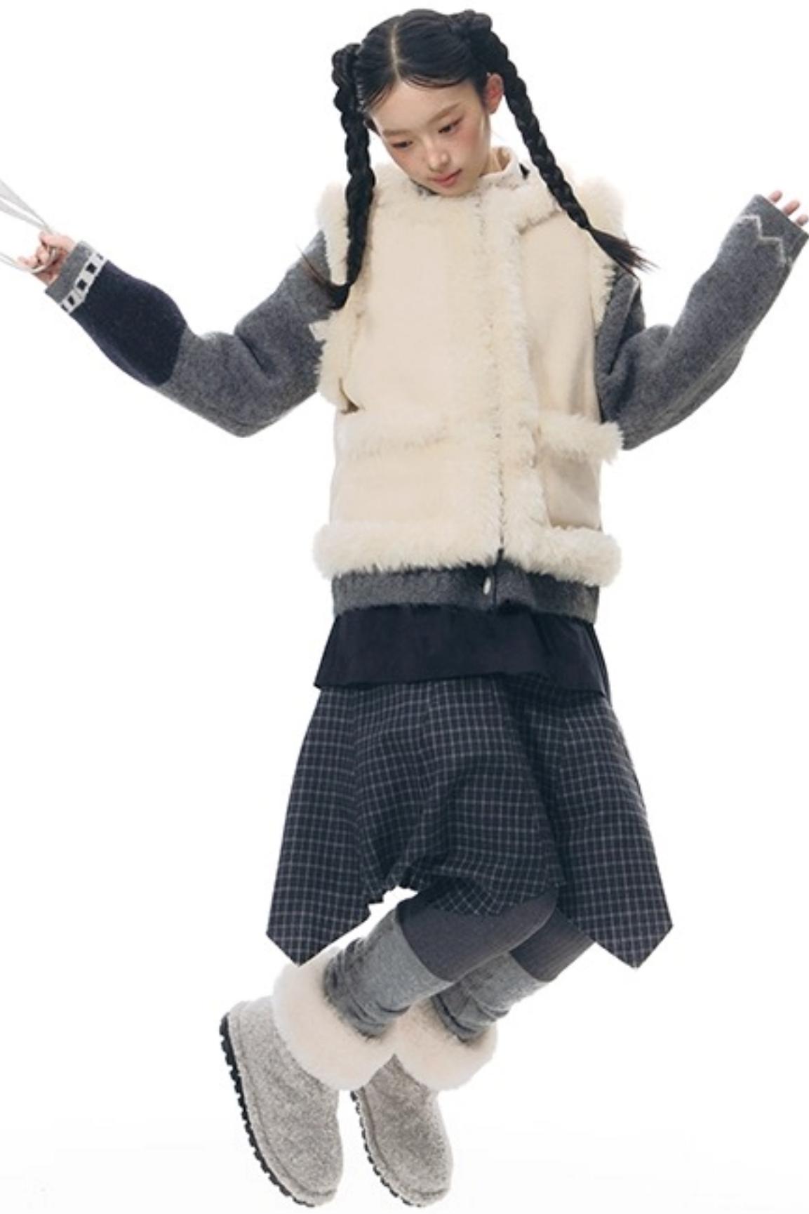 Vintage Reversible Suede Vest Jacket