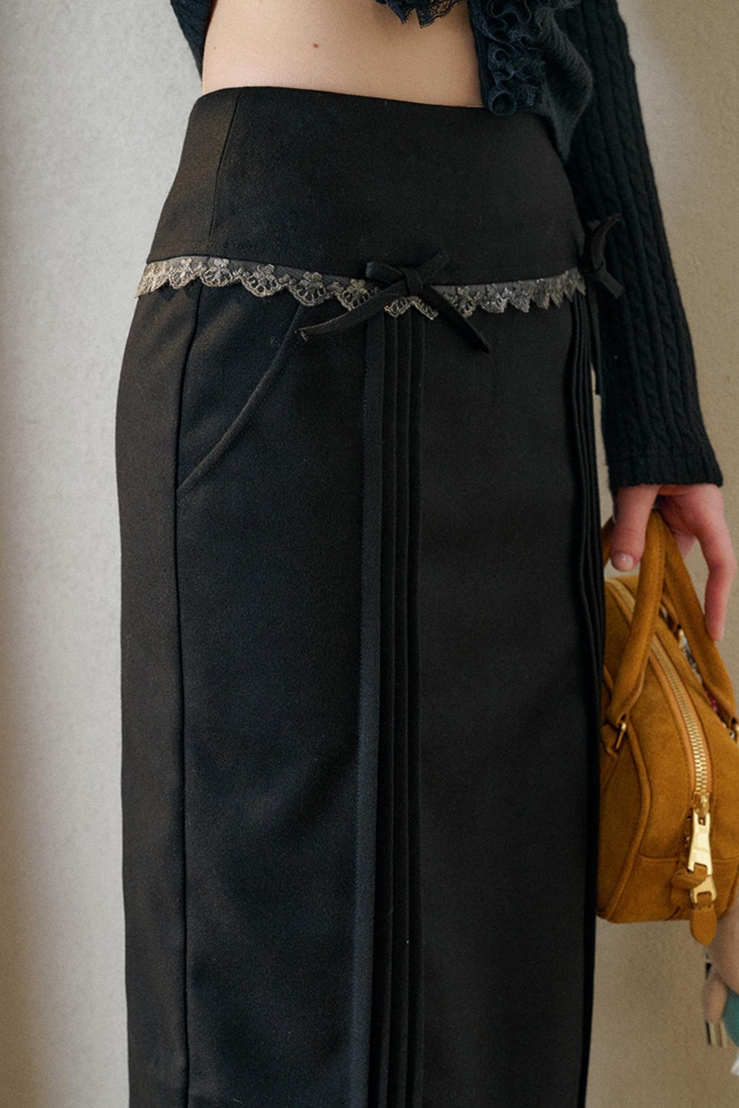 Recovery Pleated Bow Skirt