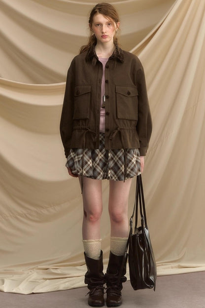 Old Poetry Leather Brown Jacket