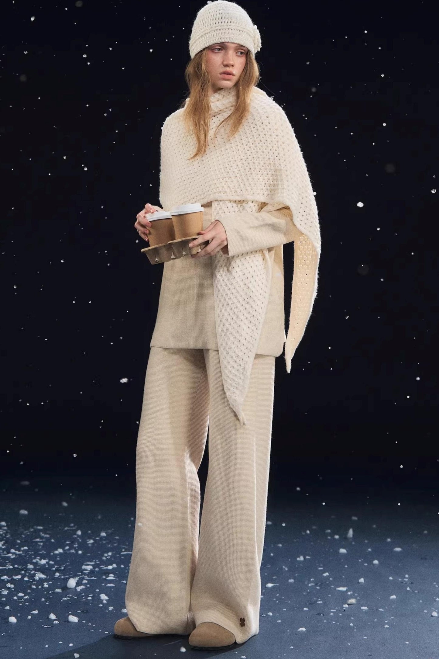 Waffle Up Knit Suit Set