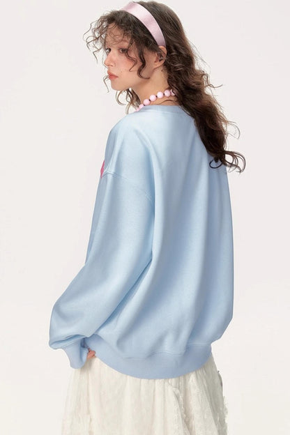 Casual Loose Sweet Pullover Top