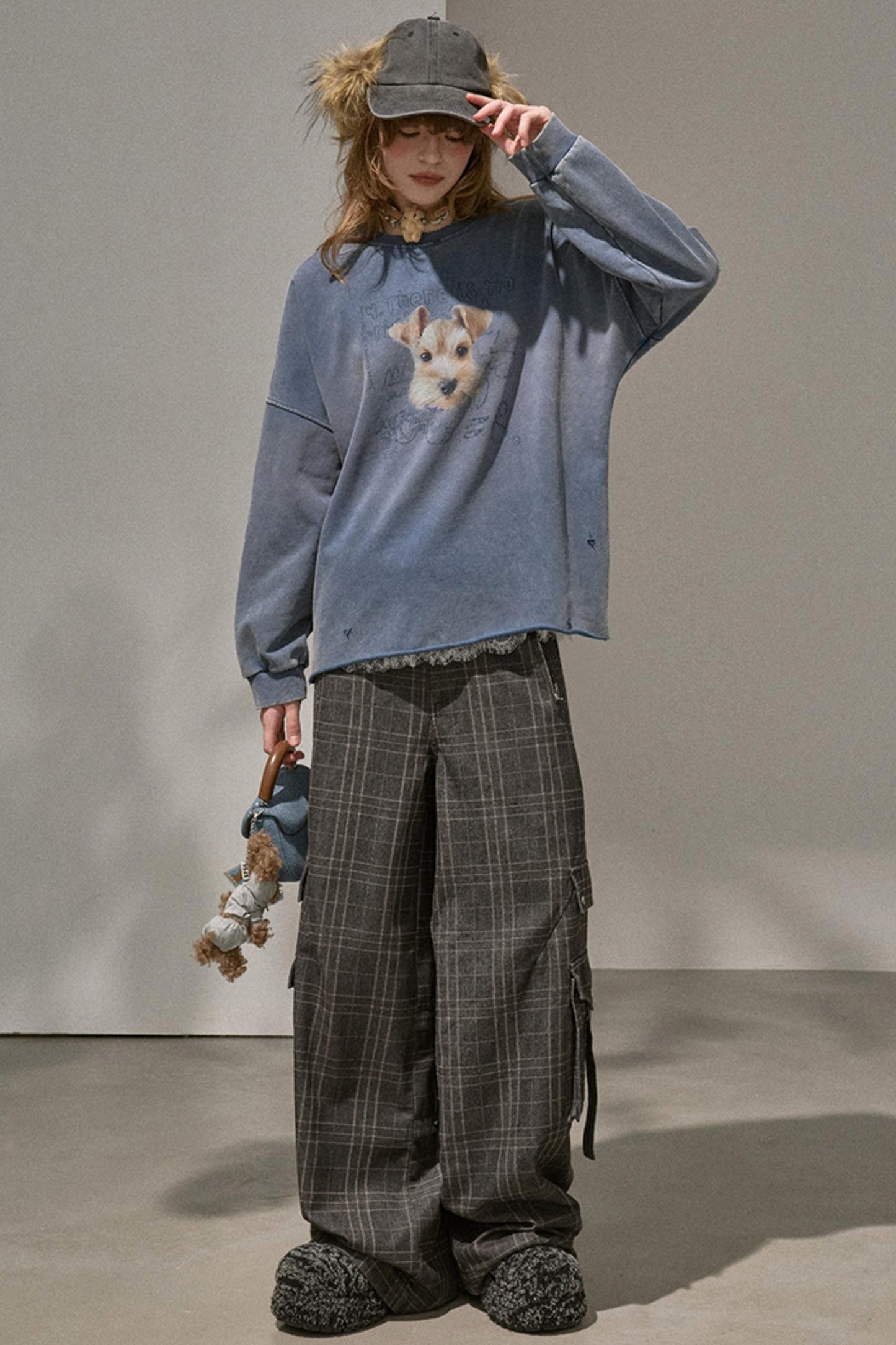 Lazy Vintage Style Pullover Top