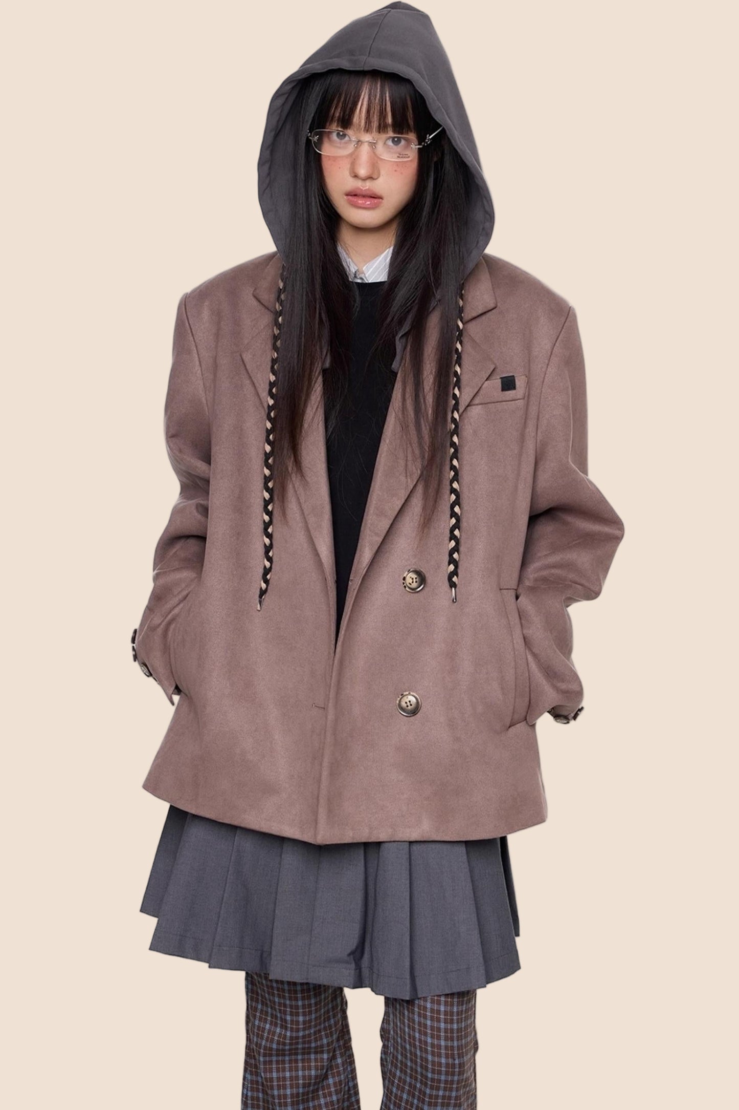 American Vintage Hooded Blazer