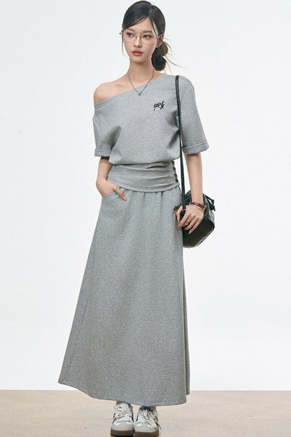 Urban Casual High Rise Skirt Set-Up