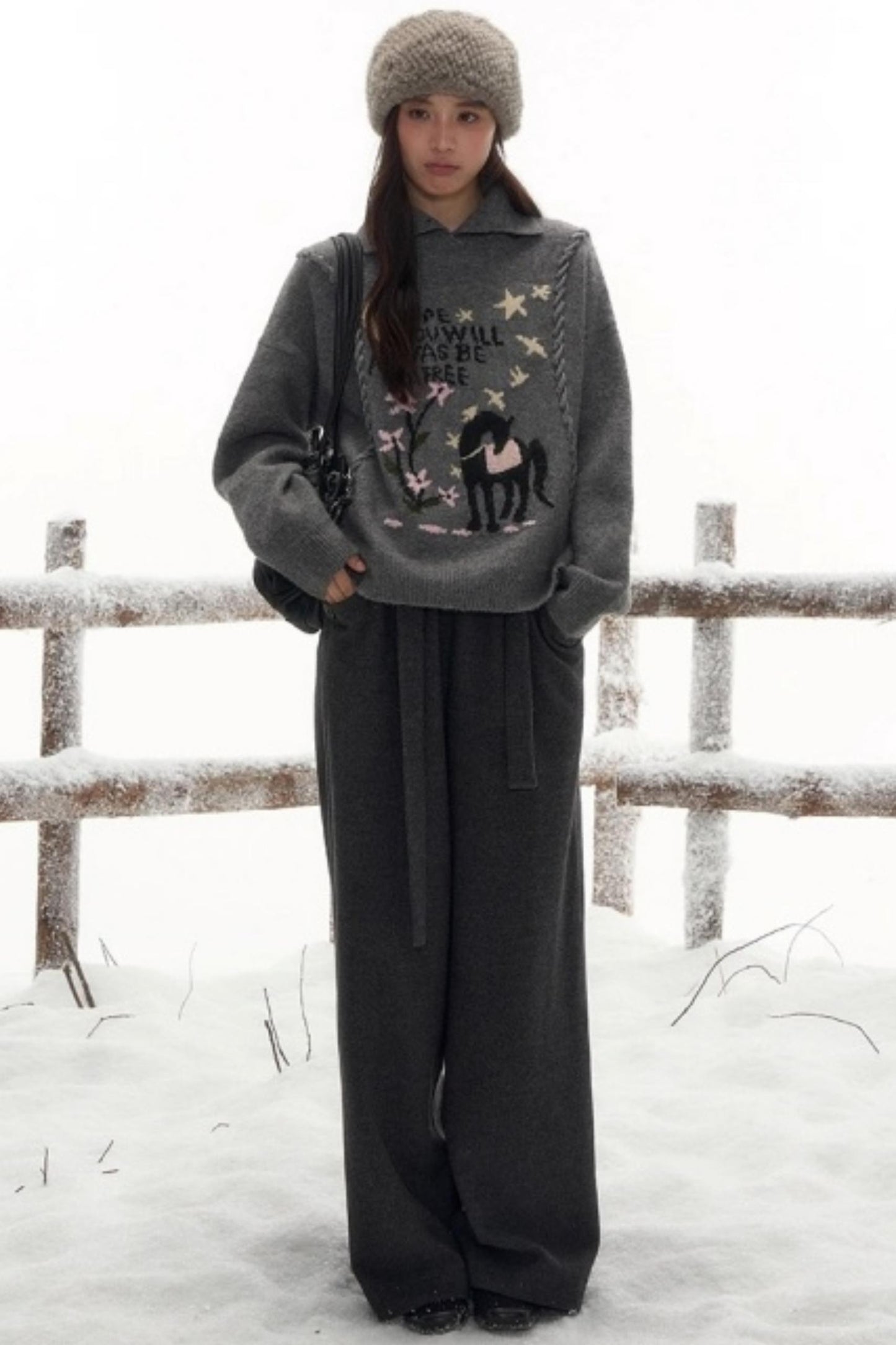 Free-Spirited Knit Sweater