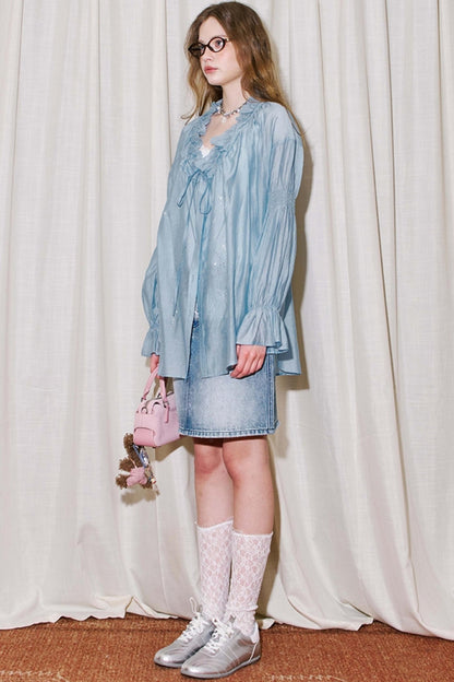 Butterfly V-Neck Summer Top