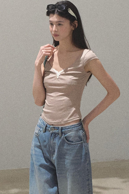 Whispering V-Neck Tee