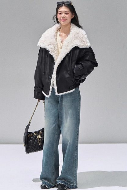 Lace Patchwork Knitted Sweater