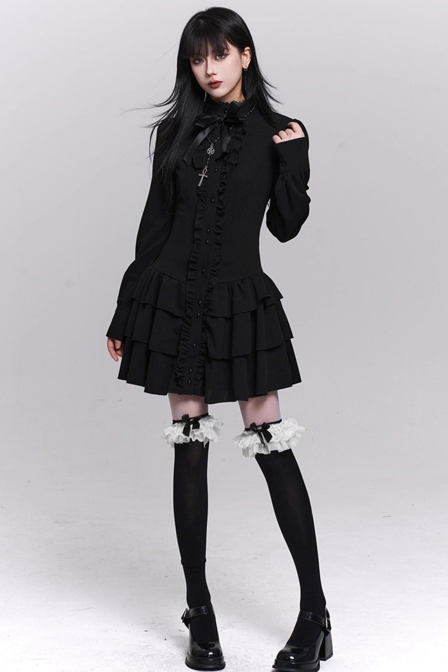 Ghost Girl Black Dress