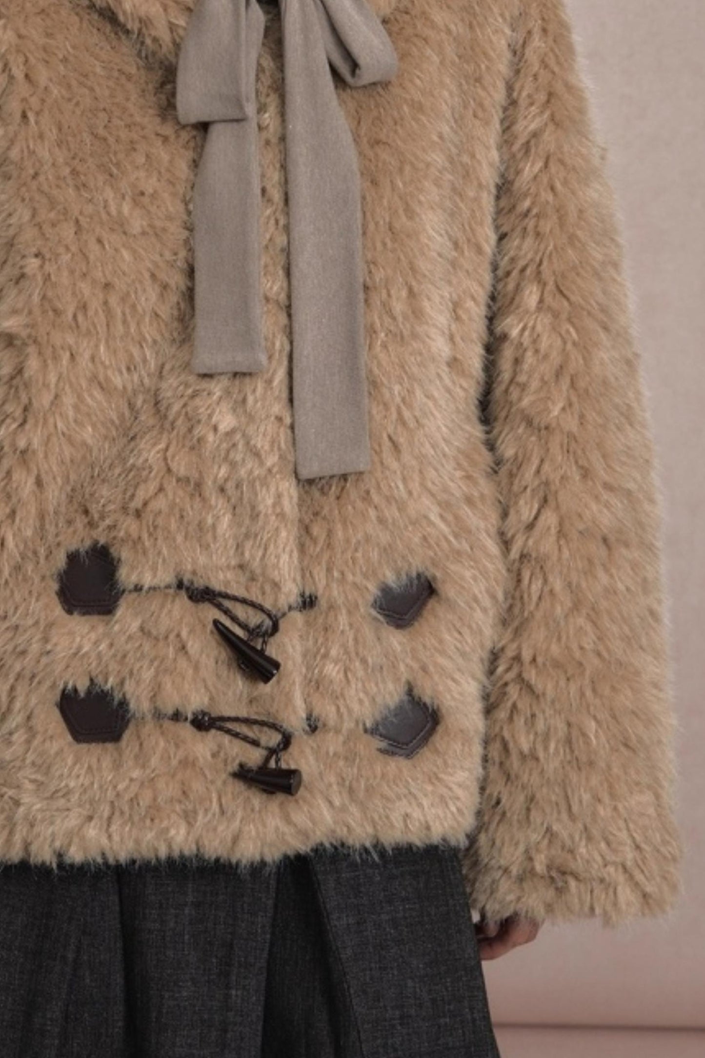 Winter Fluffy Lambswool Hooded Jacket