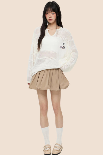 Breezy V-Neck Blouse