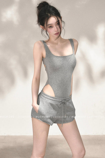 Open Back Mesh Bodysuit