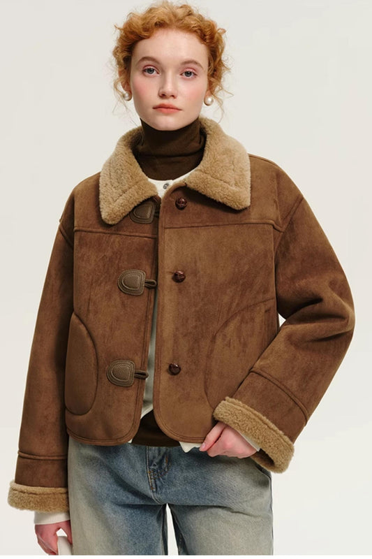 Winter Maillard Fur Lambswool Jacket