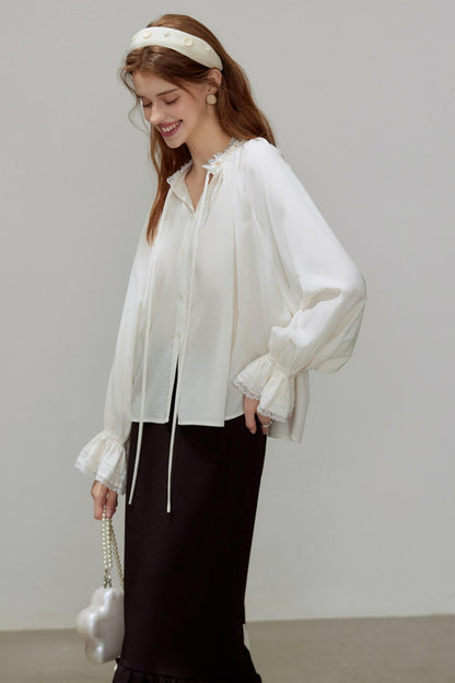 Silhouette V-Neck Shirt