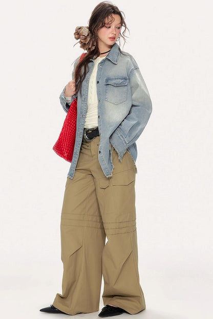 Vintage Diamond Denim Jacket