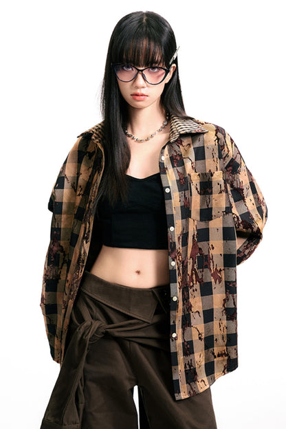 Vintage Ink Plaid Shirt