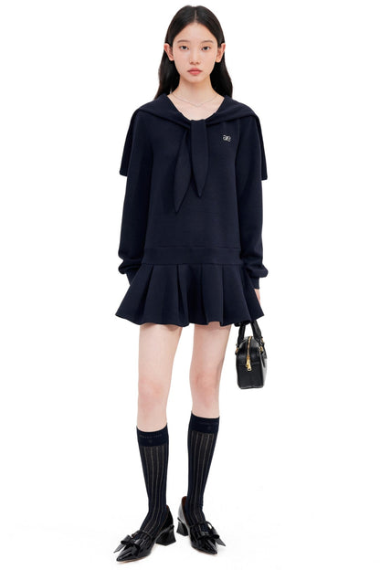 Pullover Sweatshirt Style Dress
