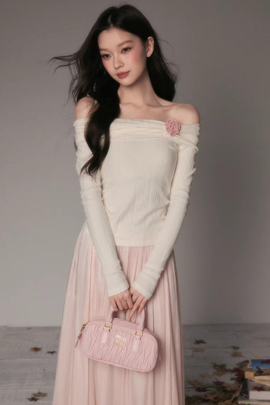 Off-Shoulder Floral Top