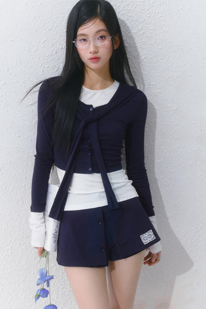 Elegant Double Layer T-Shirt