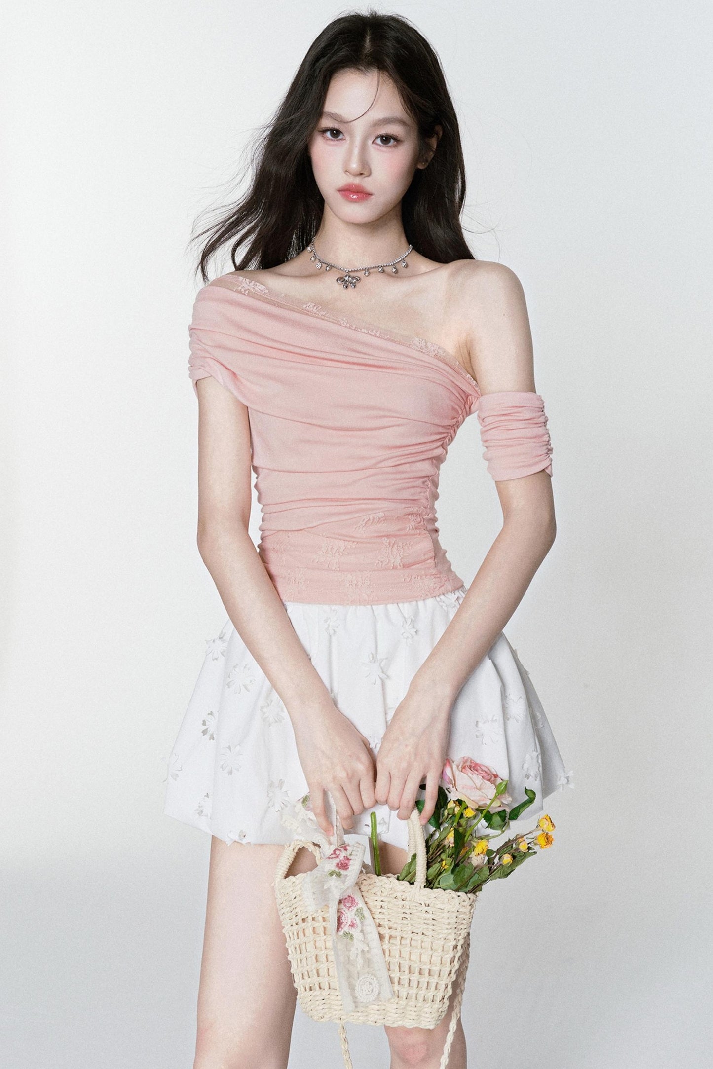 Ruffle One-Shoulder Top