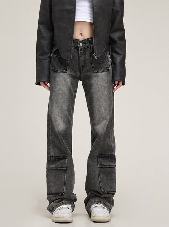 American High Street Pocket Jeans Pants