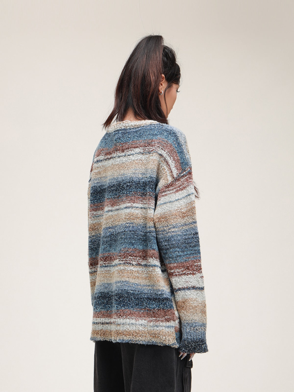 American Soft Waxy Lazy Knit Sweater