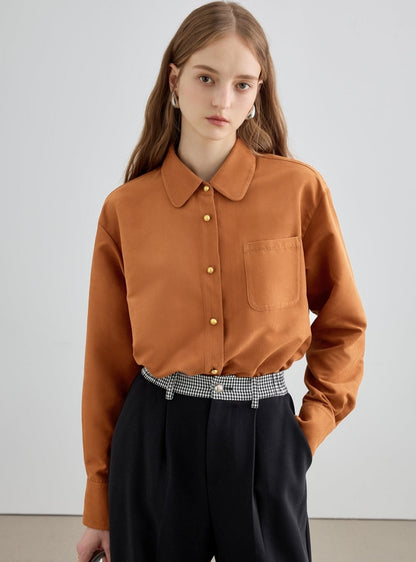 Doll Collar Bottoming Shirt