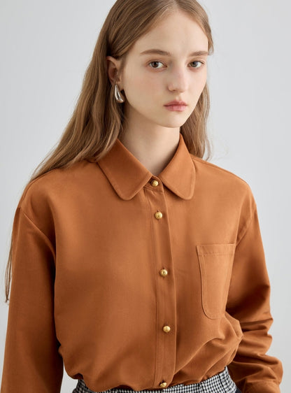 Doll Collar Bottoming Shirt