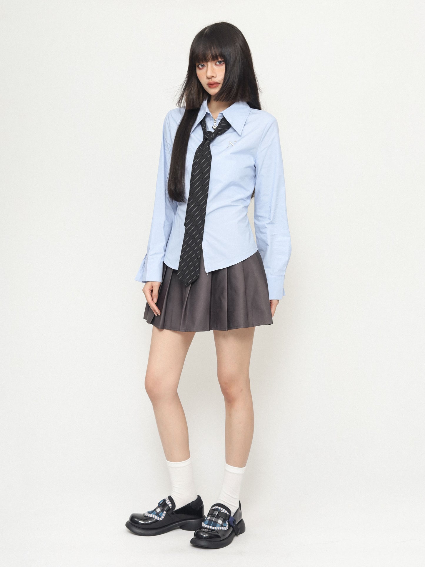 Korean Sweet Cool Academy Style Top