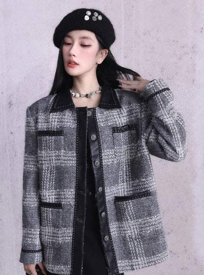 Wool Tweed Fine Small Jacket