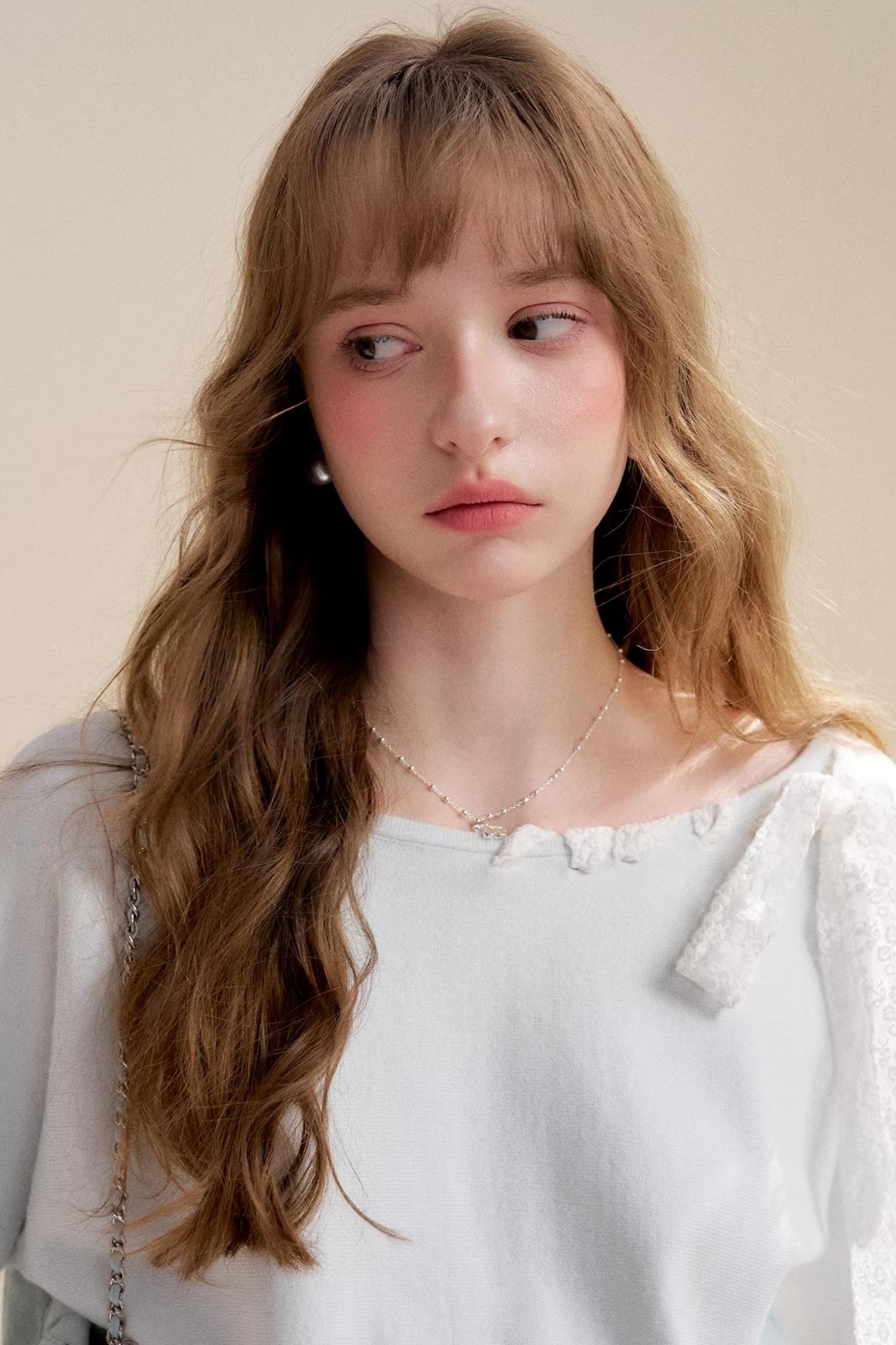 Romantic Lace Off-Shoulder Knit Sweater