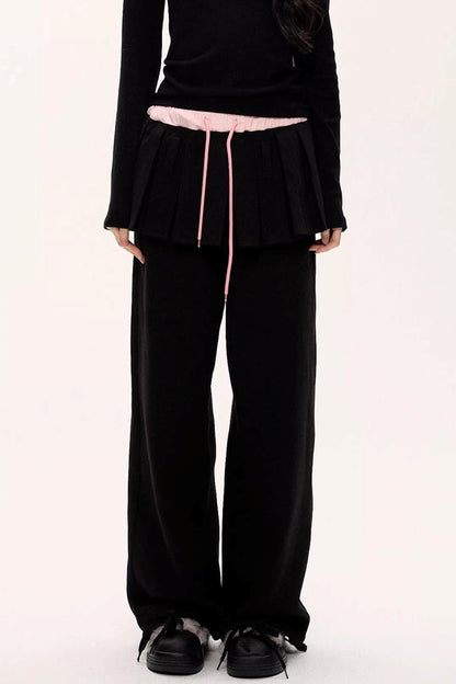 Blooming Wool Pleated Pants