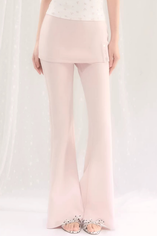 Korean Layered Flare Pants