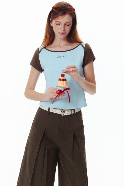 Choco One-Shoulder Tee