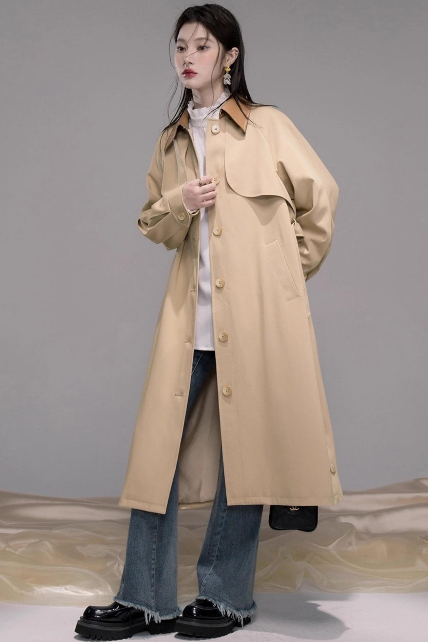 Nuansha Custom Wool Trench Coat