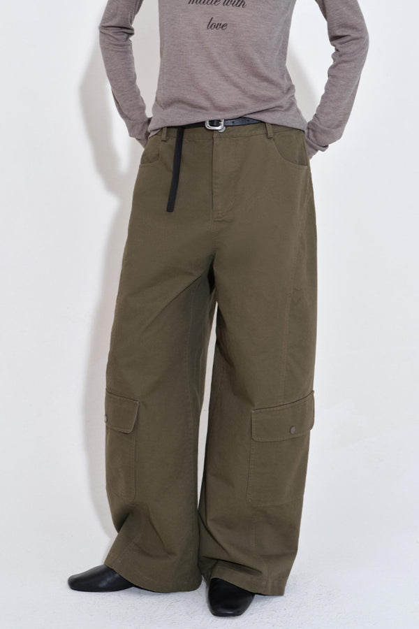 Olive Green Styling Slacks