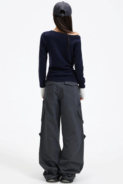 Versatile Casual Wide-Leg Pants