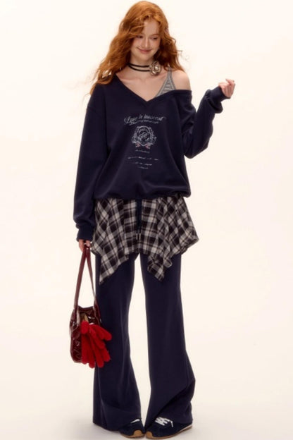 Asymmetrical Striped Patchwork Set-Up